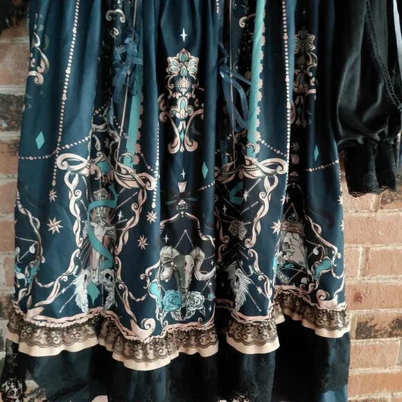 God Redemption Series Cross Skull Print Dress - Picture 5 of 7